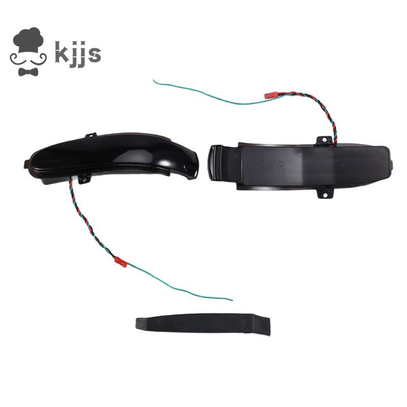 汽車後視鏡燈轉向信號燈 LED 指示燈藍光適用於 - C 級 W203 2000-2007