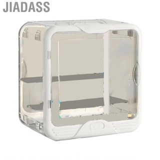 Jiadass 透明雕像收納盒展示盒可堆疊穩定透明家用
