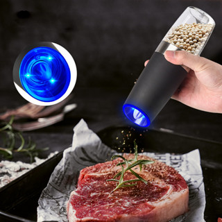 電動胡椒研磨器 花椒海鹽粉 重力感應 不鏽鋼 自動研磨瓶