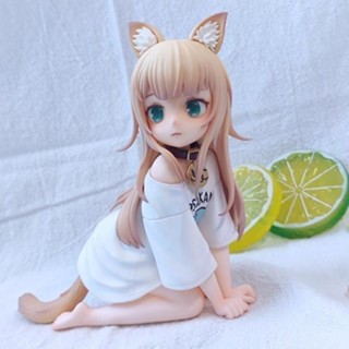❤️坐姿美少女❤️美少女公仔 黃豆粉貓娘 獨家頂配 防潮塗層 景品手辦 巨無霸模型 辦公室潮物 生日禮物A