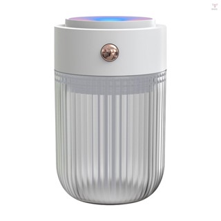Toyutw)250ml 車載霧化加濕器帶彩色夜燈桌面 USB 霧化加濕器冷空氣加濕器適用於家庭辦公室臥室 2 種噴霧模