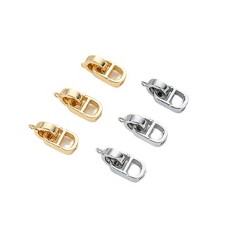 宏雲hongyun-ala新品-高保色14k包金日字形連線扣diy手工手鏈項鍊珍珠扣收尾扣配件