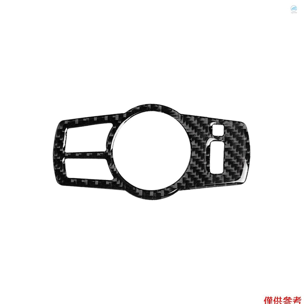 BMW Crtw 替換寶馬 F10 F07 F01 F25 F26 碳纖維內飾大燈換檔按鈕裝飾罩汽車造型貼紙 5 系