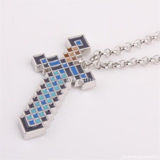 臺灣出貨🩶 我的世界周邊 Minecraft JJ怪苦力怕鑽石劍項鍊 鎬鑰匙扣 掛件 包郵包掛 掛飾 交換禮物 鑰匙圈