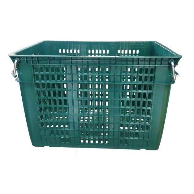 台灣製造 二手鐵柄搬運林大 尺寸 615x425x390mm 鐵柄籃,鐵把籃,大香蕉籃,塑膠籃