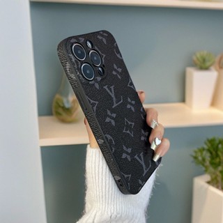 皮質高檔奢華適用蘋果16promax手機殼iphone18高階感14軟套13pm防摔個性12全包復古11保護套情侶男女潮