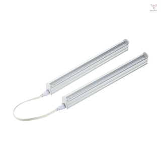 2 件裝 LED 植物生長燈條 5W T5 管 LED 植物高輸出植物生長燈,用於溫室植物生長架美國插頭