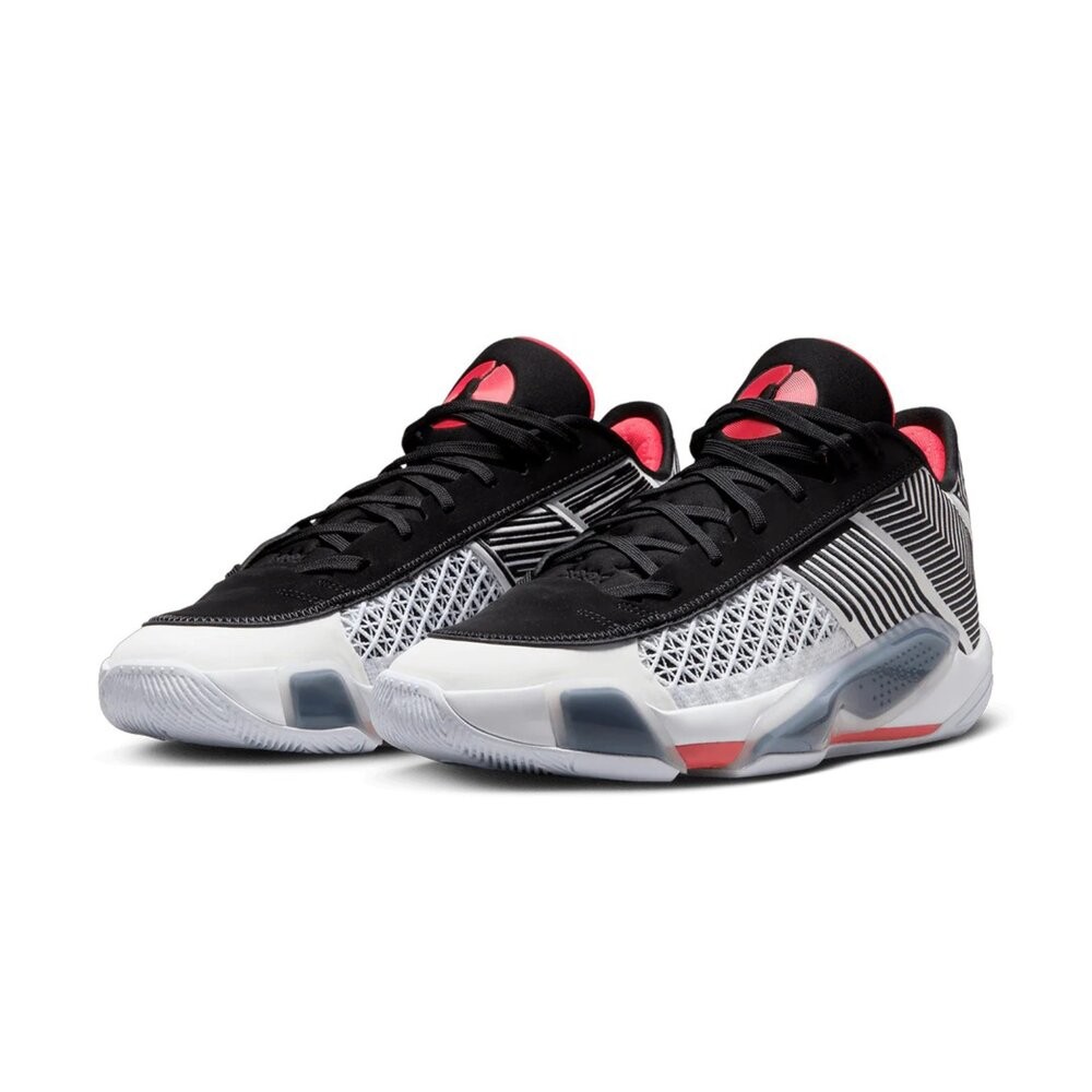 Nike Air Jordan XXXVIII Low PF 籃球鞋 白黑紅FD2325-101【FashionSPLY