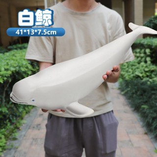 🔥臺灣出貨🔥 大號軟膠鯊魚 海洋動物模型 模擬大白鯊 鯨魚海豚兒童3-9歲生日禮物
