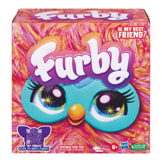 Furby 菲比小精靈 電子互動絨毛玩偶 (珊瑚橘色) ToysRUs玩具反斗城