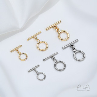 宏雲Hongyun-Ala新品-鈦鋼不褪色ot扣簡約圓環搭扣diy手鍊項鍊連線扣收尾扣不鏽鋼配件