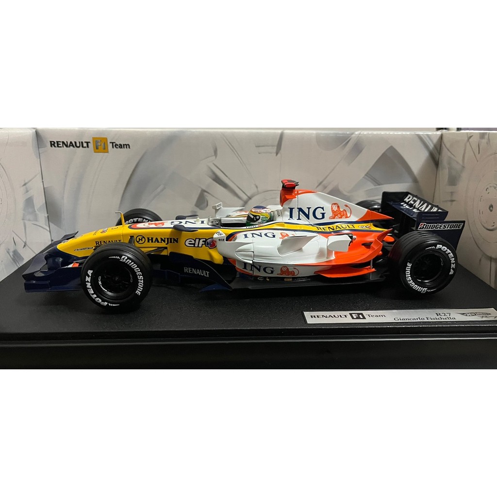 【ホットウィール　INGルノー　R27 2007年　1/18】 ホットウィールINGルノーR27 2007年1/18】