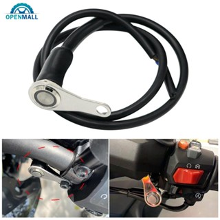 OPENMALL 不銹鋼 12V LED 摩托車開關 ON-OFF 車把頭燈可調節安裝防水開關按鈕 D3W4