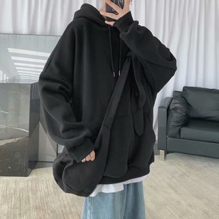 【HOT 本舖】男裝 秋冬款衛衣男 連帽寬鬆潮流百搭秋季上衣服 潮牌嘻哈ins港風外套男