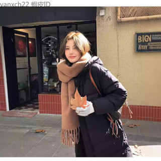 韓國東大門爆款代購羽絨服女2024年新款冬季高階時尚長款連帽加厚寬鬆白鴨絨保暖外套