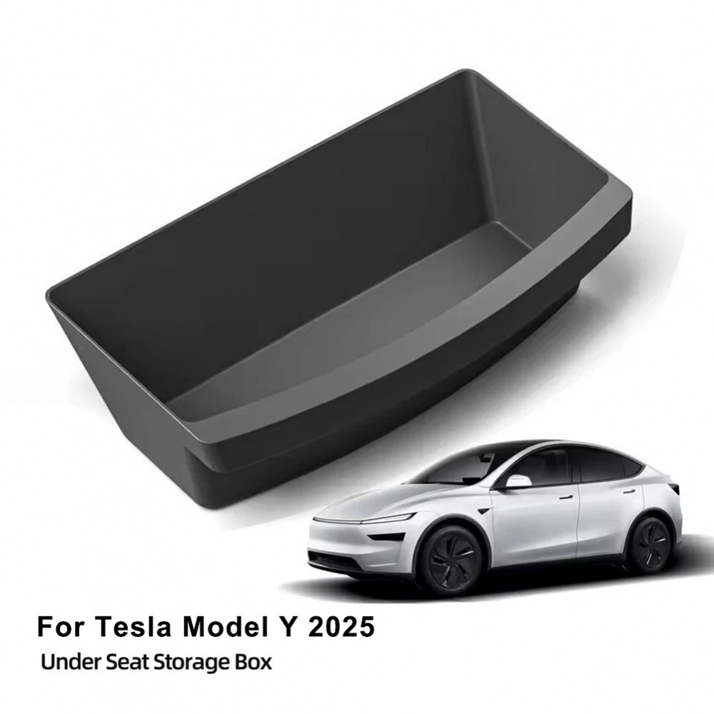 適用於特斯拉2025款Model Y 座椅下儲物盒煥新Y 前排座椅下儲物盒