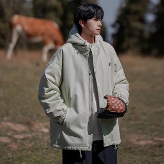 潮牌男裝 外套 羊羔絨外套男士秋冬季棉衣潮牌男生加厚棉服工裝棉襖 羽絨外套 男外套 羽絨 棉衣 麵包外套 sam