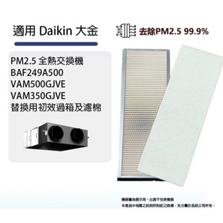 (全新)濾網｜大金｜BAF249A500｜VAM350GJVE｜VAM500GJVE｜PM2.5空氣過濾箱全熱交換機