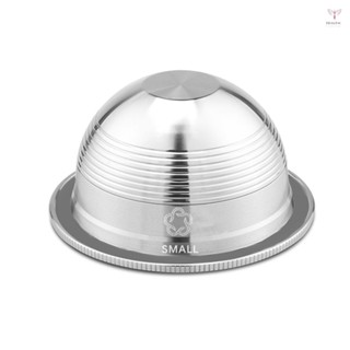 Toyutw)不銹鋼咖啡膠囊 Vertuoline Pod 過濾杯 70 毫升沖泡量可重複使用可再填充咖啡膠囊保險箱套裝