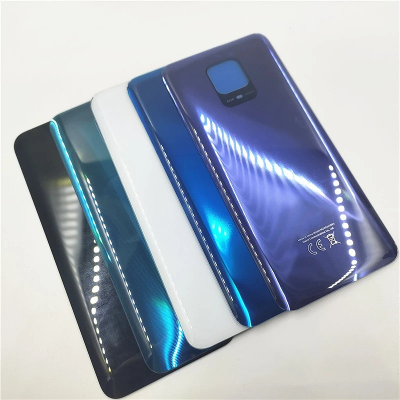 對於小米Redmi Note 9s (64MP) 電池蓋Redmi Note 9 Pro電池蓋的後外殻門玻璃麵闆外殻更換