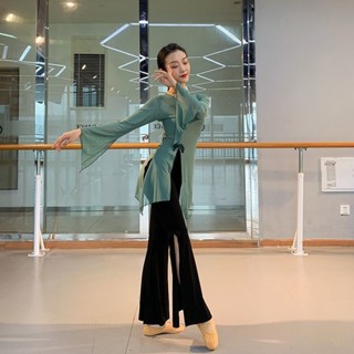 古典舞練功服現代舞表演服古風中國舞服藝考形體服現代舞表演服裝古典舞練習服體韻紗布服古風舞蹈20250102
