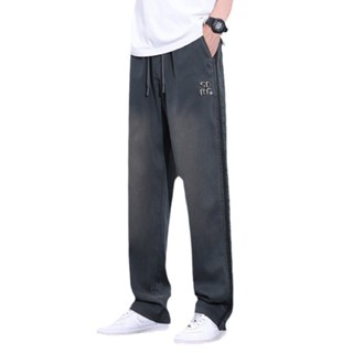 夏季涼快牛仔褲 天然絲萊賽爾涼快仿牛牛仔褲 夏季條紋牛仔褲