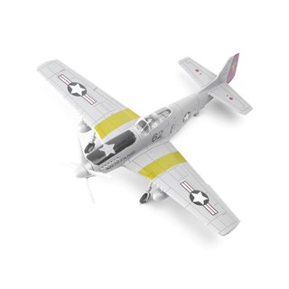 Jamxun 1/48 MUSTANG P-51D 戰鬥機 4D 拼裝模型二戰 P51 飛機無膠 6 色分離快速成像玩具