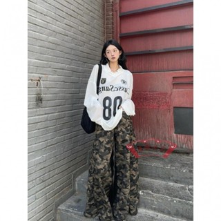 U.S🌸美式風 原創美式復古網透涼感字母印花運動風戶外長袖t恤女球衣薄防曬服 寬鬆 顯瘦 上衣 禮物
