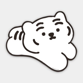 韓國 MUZIK TIGER 滑鼠墊/ Hopping Tiger PVC eslite誠品
