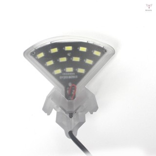 Toyutw)水族led扇形夾燈帶8顆高光smd5730 LED魚缸白光