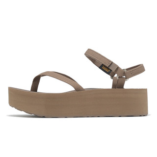 Teva 夾腳涼鞋 W Flatform Sandal 女鞋 厚底增高 馴鹿咖 細帶 [ACS] 1164630CRBO
