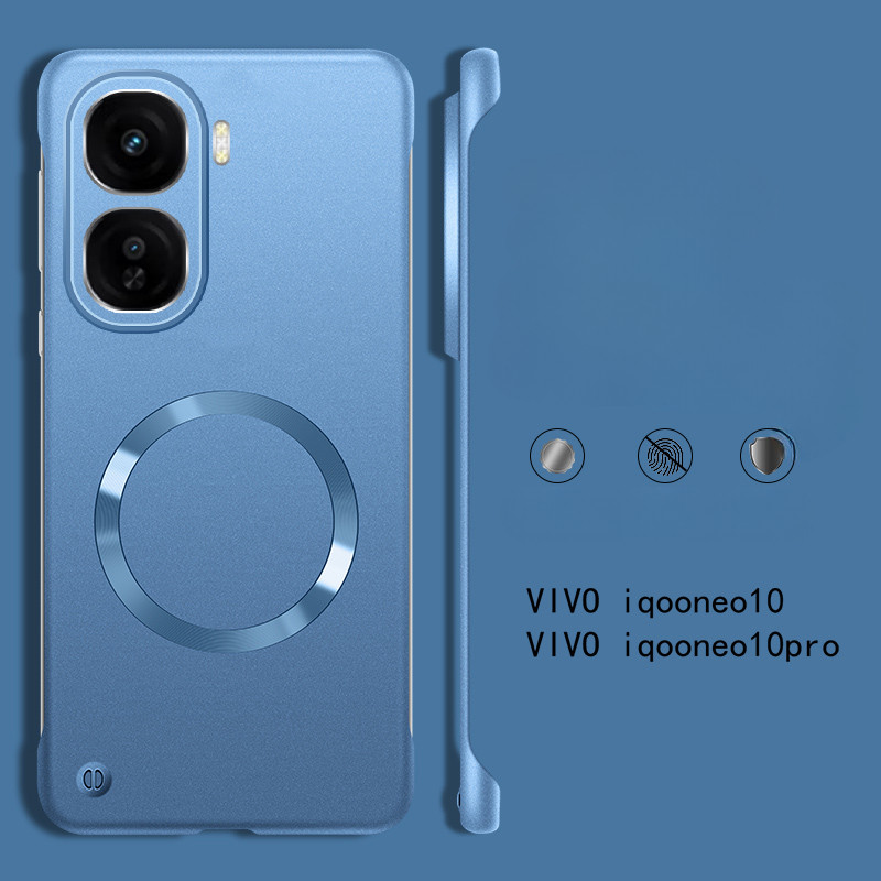 Iqoo Neo 10 Pro Neo10 金屬漆無框硬質 PC 磁性保護殼 IQOO 10Pro 超薄