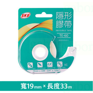 ❮小沐購物❯ 隔日配 SKB TE-60 隱形膠帶 【19mmx33M 】