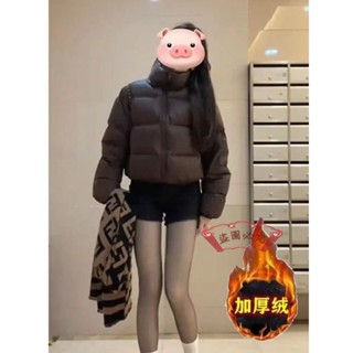 發熱🔥保暖安全褲 加絨加厚牛仔短褲女彈力高腰黑色顯瘦辣妹熱褲緊身包臀修身ins潮 加厚 毛絨短褲 保暖褲 刷毛褲 冬裝