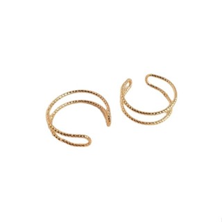宏雲Hongyun-Ala新品-批花硬線14k包金保色麻花銅線雙股戒指手工夾珠繞線diy配件指環圈
