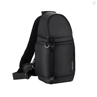 K&f CONCEPT 相機吊帶包防震相機包 10L 容量斜挎包,適用於 DSLR/SLR/無反光鏡相機包,帶可拆卸分隔