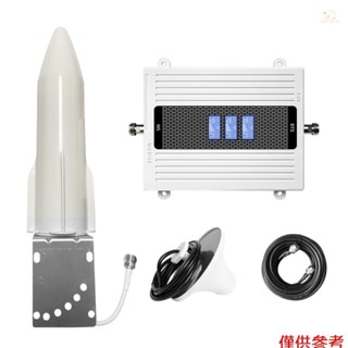 三頻段訊號放大器 70dB 高增益寬覆蓋放大器 LCD 顯示屏,帶 LED 指示燈