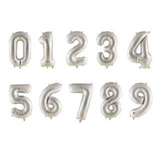 臺現貨✈️24H出貨🌟16寸數字氣球 鋁膜氣球 鋁箔氣球 生日裝飾氣球 派對婚禮佈置數字氣球 氛圍佈置氣球 裝飾品