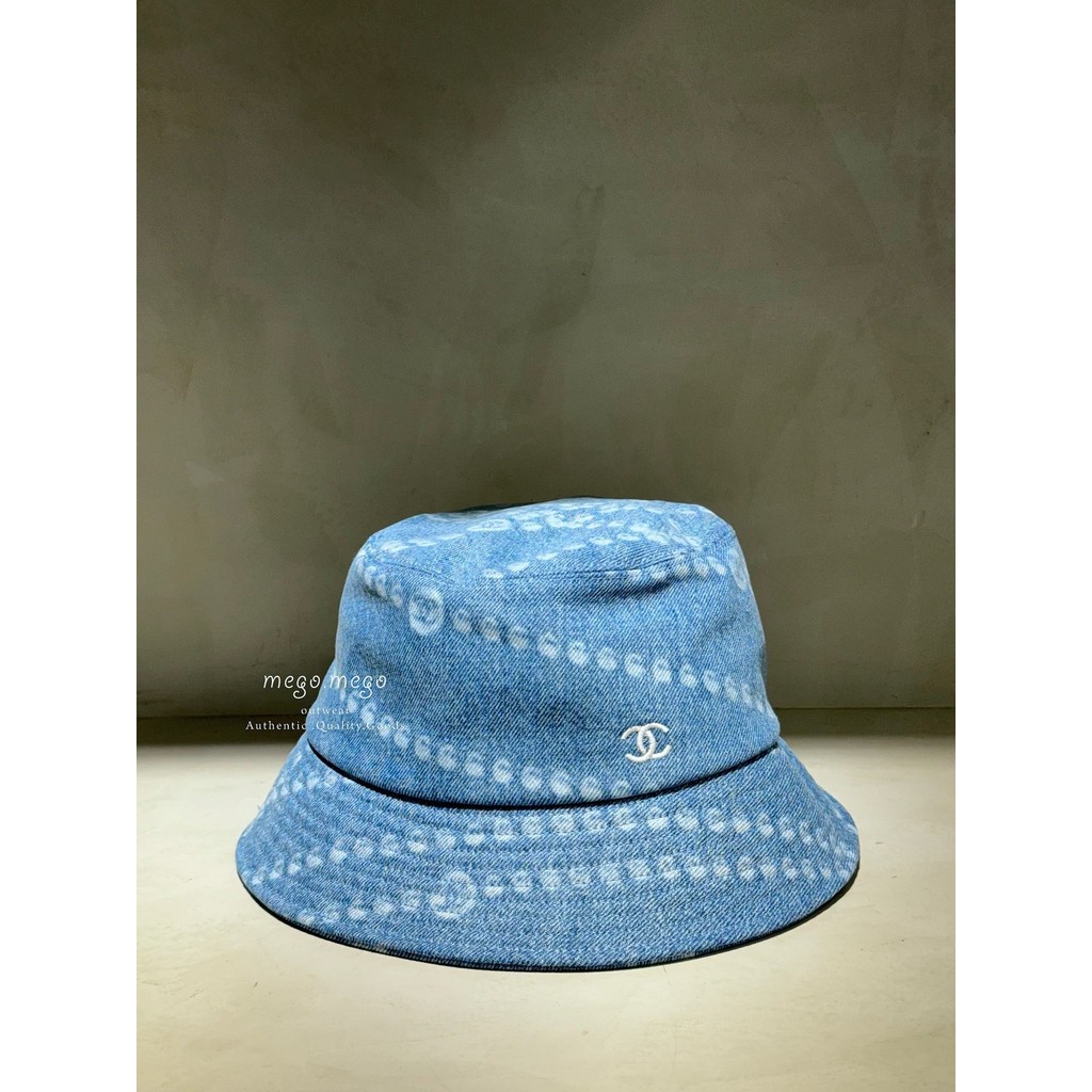 CHANEL 25P 牛仔雙C漁夫帽