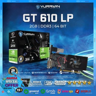Vga NVIDIA VURRION GeForce GT 610 2GB DDR3 顯示卡 GPU 低端電平