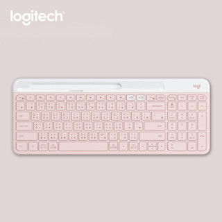 【Logitech 羅技】K580 超薄跨平臺藍牙鍵盤 / 玫瑰粉