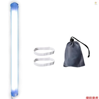 Casytw 充氣野營燈可折疊燈條易於存放,適用於房車、帳篷上的戶外活動露營,帶膠帶的洞穴,插入任何 USB 電源