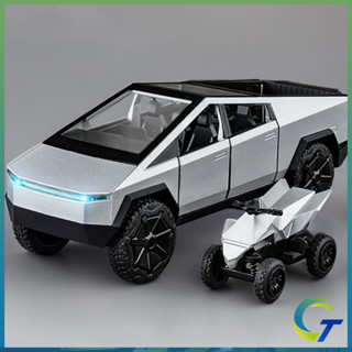 1:32 Tesla Cyber truck Pickup Diecast Toys 汽車模型汽車合金玩具系列男孩兒童禮