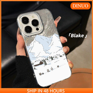 雪山冰川紋手機殼適用iphone16/15/14promax/13/12/pro/promax/11-DINUO