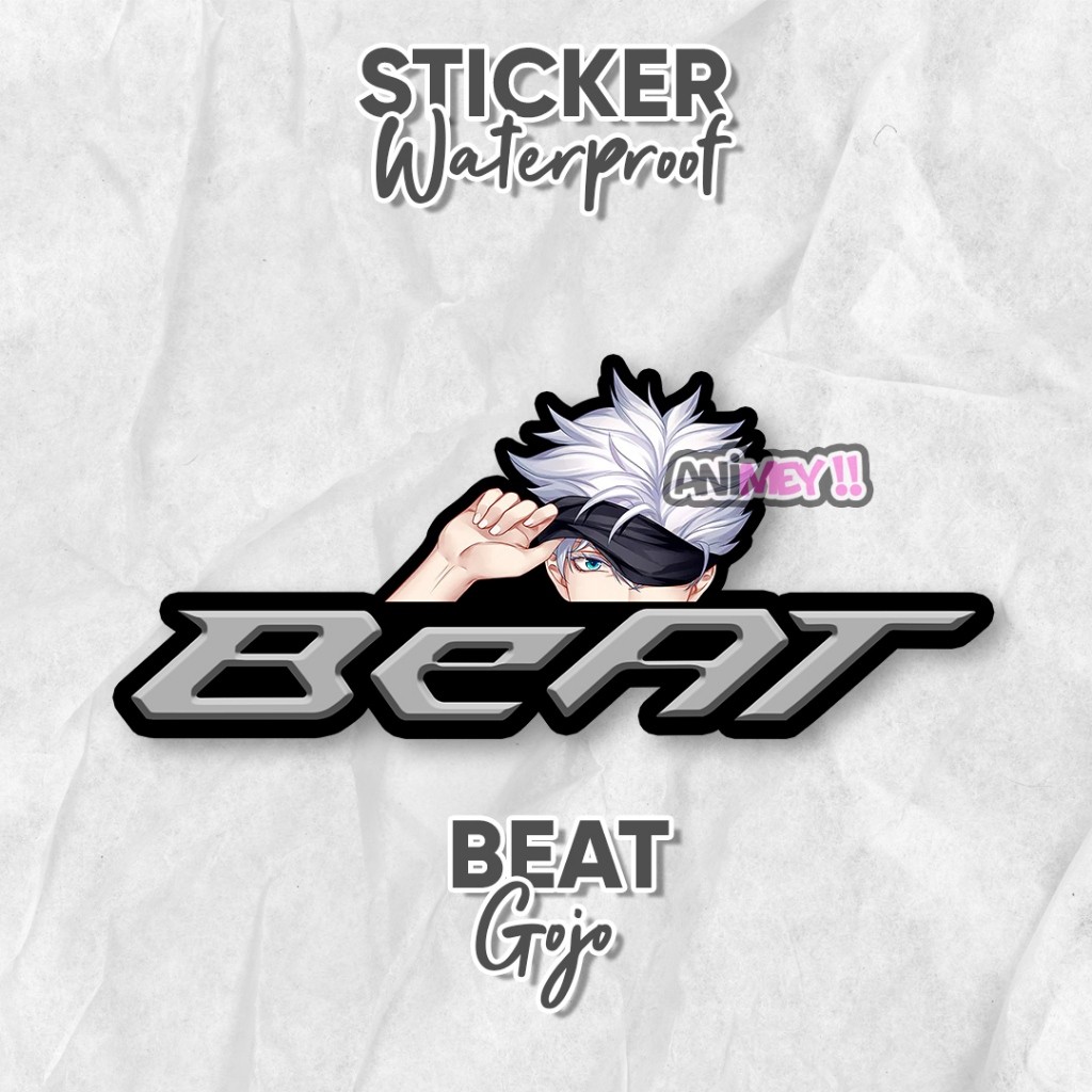 Gojo Satoru Beat Logo 貼紙防水動漫貼紙