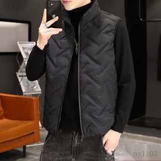M-8XL大尺碼背心外套 男生馬甲外套 鋪棉背心 羽絨棉背心 防風背心 保暖背心 夾剋外套 無袖外套 大尺碼外套ny11