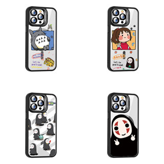 煤球無臉男支架殼 蘋果11手機殼iPhone 12 13 14 15 16 pro Max磁吸無線充15pro防摔保護殼