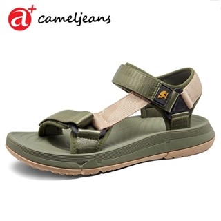 Cameljeans 男士戶外涼鞋速乾透氣輕便防滑外穿運動沙灘鞋