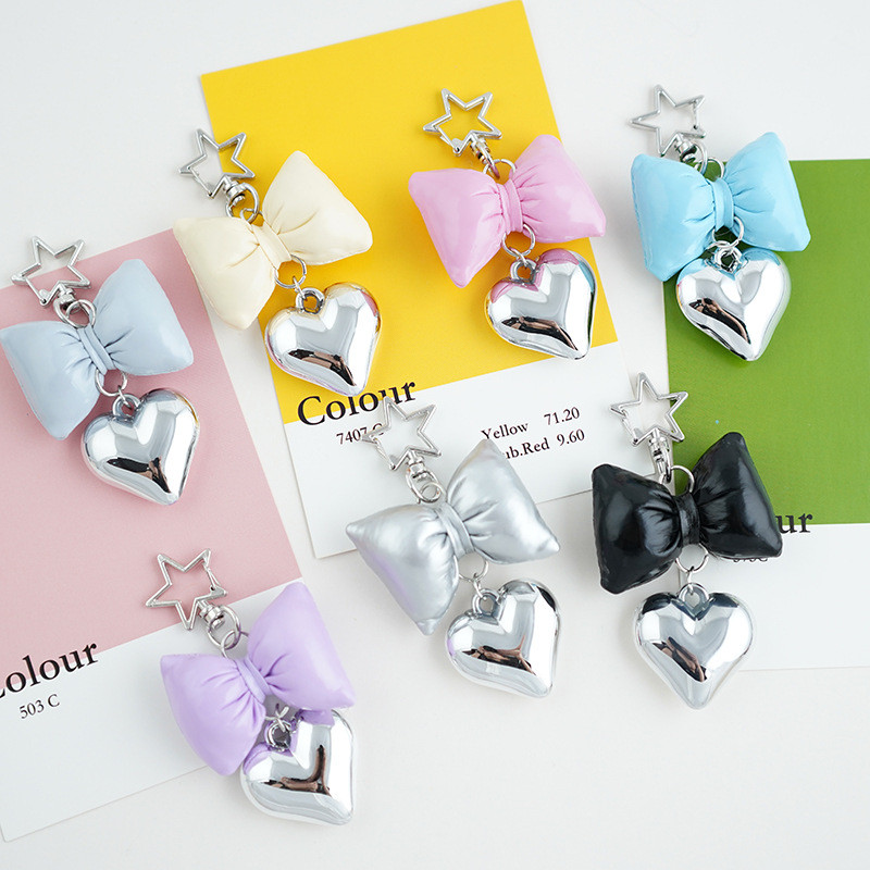  [EZY]2025 蛇年 批發價 ins韓係歐尼博主衕款！蝴蝶結愛心星星弔墜 鑰匙扣手機掛件汽車