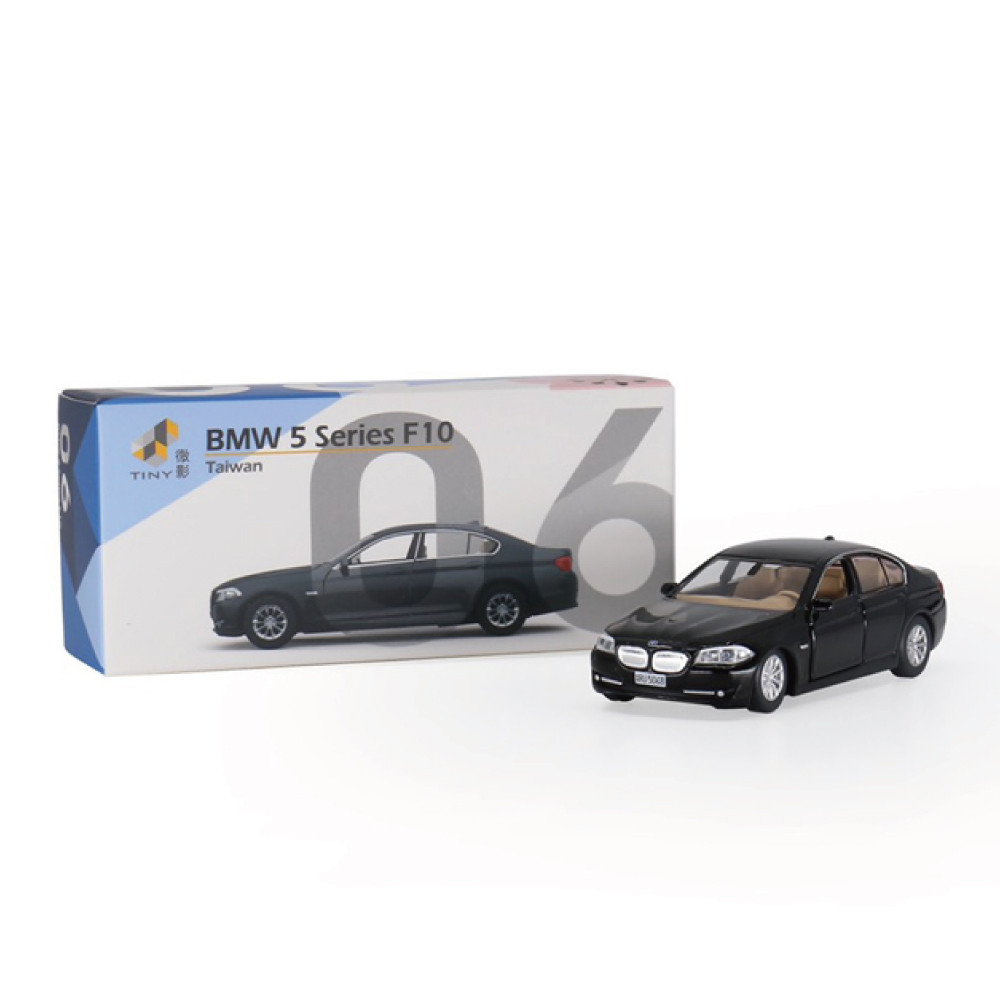 Tiny 台灣 TW06 合金模型車 - 寶馬5系 BMW F10 黑色 (左駕) ToysRUs玩具反斗城